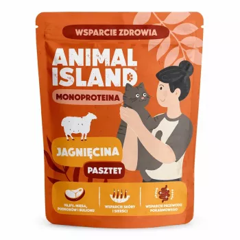 ANIMAL ISLAND Mono lammas märkäruoka kissoille 100g