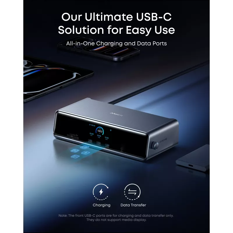 Anker Prime telakointiasema (14-in-1, Triple Display, DisplayLink) | A83B33A1