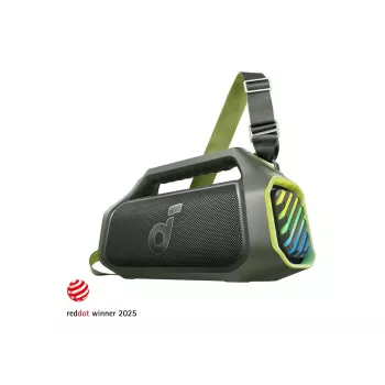 Anker Soundcore Boom 2 Plus A3134 100W Bluetooth-juhlakaiutin, IPX7 vedenpitävä, vihreä