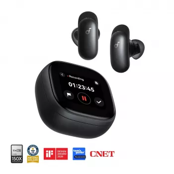 Anker Soundcore Liberty 5 Pro Max True Wireless -nappikuulokkeet, Bluetooth 5.3, Adaptive ANC, 6 mikrofonia, musta