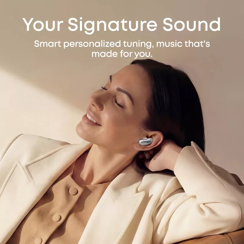 Anker Soundcore Liberty 5 Pro True Wireless nappikuulokkeet adaptiivisella ANC:llä, LDAC, helmenvalkoinen