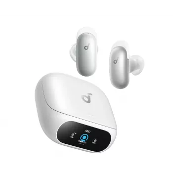 Anker Soundcore Liberty 5 Pro True Wireless nappikuulokkeet adaptiivisella ANC:llä, LDAC, helmenvalkoinen