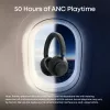 Anker Soundcore Space 2 Over-Ear melua vaimentavat kuulokkeet, musta