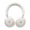 Anker Soundcore Space 2 Over-Ear melua vaimentavat Bluetooth-kuulokkeet, LDAC, valkoinen