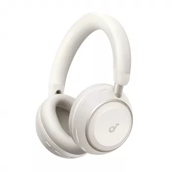 Anker Soundcore Space 2 Over-Ear melua vaimentavat Bluetooth-kuulokkeet, LDAC, valkoinen