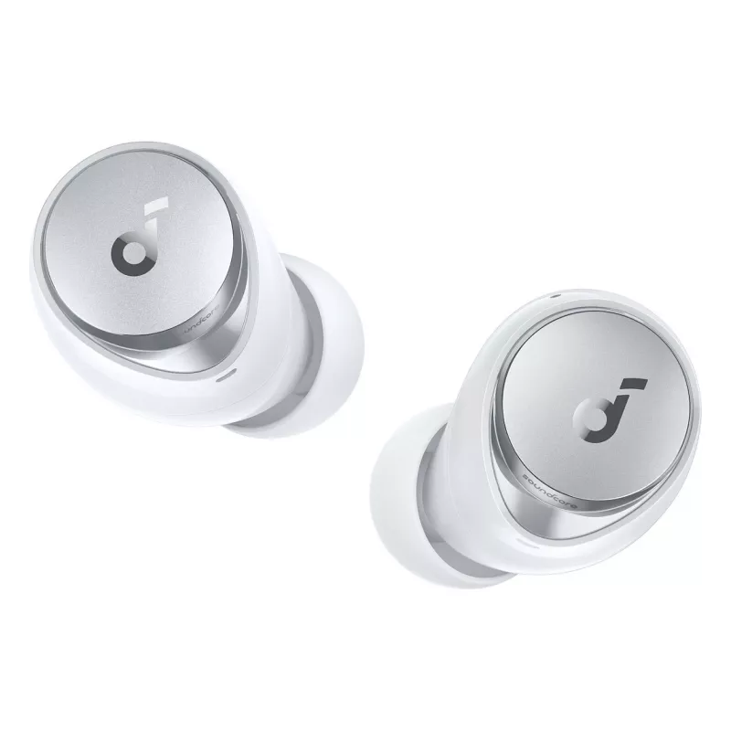 Anker Soundcore Space A40 täyslangattomat melunvaimennus-nappikuulokkeet, Bluetooth 5.2, LDAC, IPX4, valkoinen