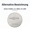 ANSMANN CR2025 Litium-nappiparisto, 3V, 160mAh, 1 kpl:n läpipainopakkaus