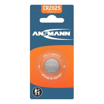 ANSMANN CR2025 Litium-nappiparisto, 3V, 160mAh, 1 kpl:n läpipainopakkaus