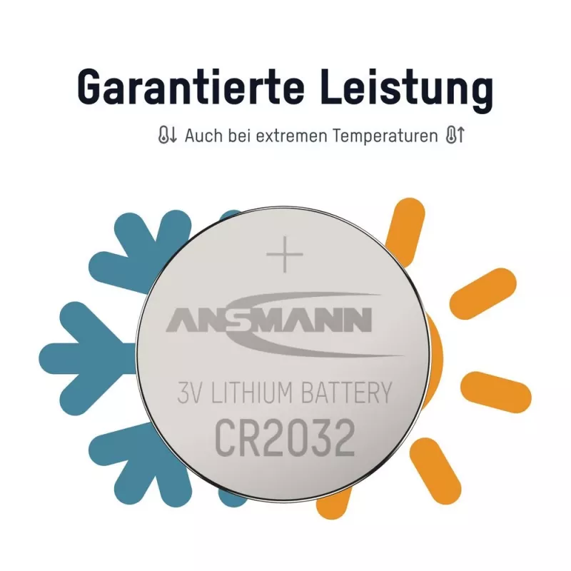 ANSMANN CR2032 litium-nappiparisto 3V 230mAh (1 kpl:n pakkaus)