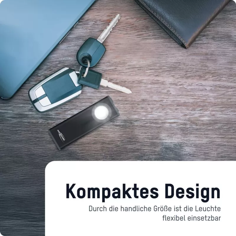 ANSMANN Smart Booster 650R ladattava COB LED-työvalaisin 650 lumenia IP54