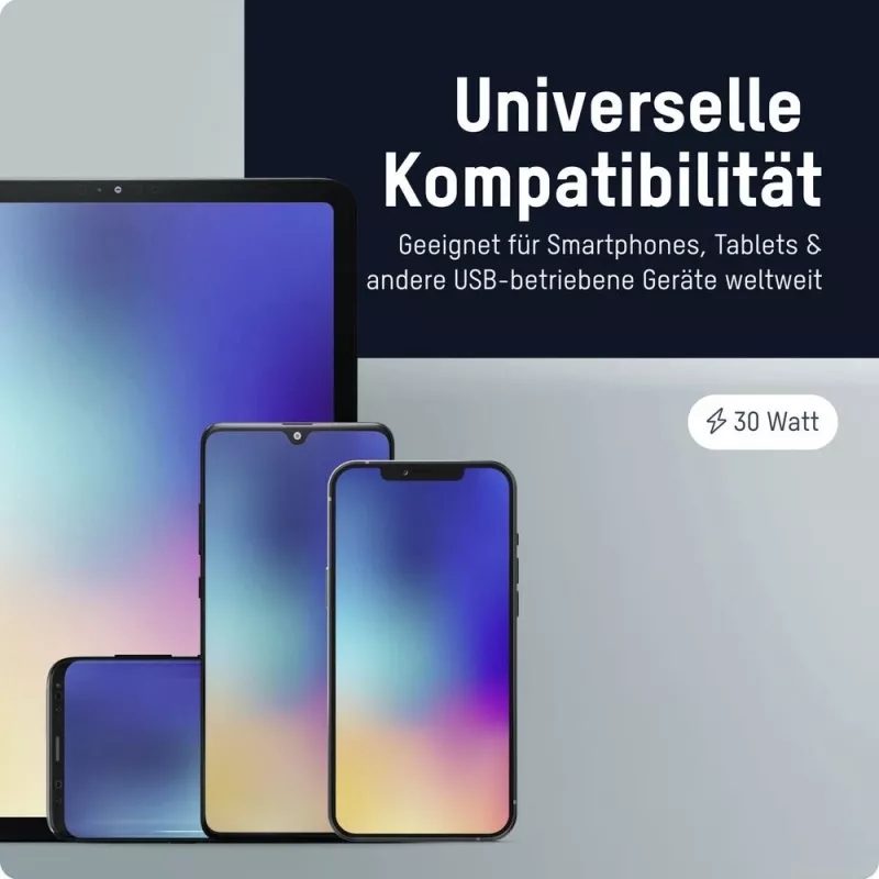 ANSMANN USB-laturi 230PD 30W valkoinen