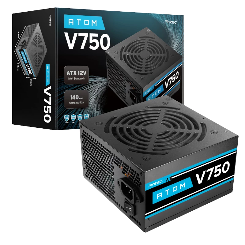 Antec Atom V750 Non-Modular 750W 80 PLUS Bronze ATX -virtalähde