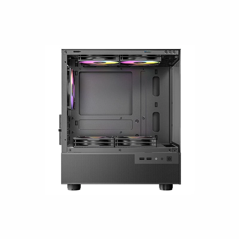 Antec CX200M Elite Micro-ATX | ITX RGB Mini-Tower -pelikotelo - musta