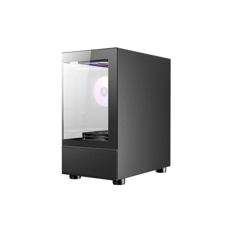 Antec CX200M Elite Micro-ATX | ITX RGB Mini-Tower -pelikotelo - musta
