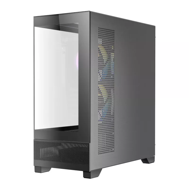 Antec CX700 ARGB B Mid-Tower pelikotelo - karkaistu lasi, 4x ARGB tuuletinta, E-ATX-tuki, musta