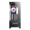 Antec CX700 ARGB B Mid-Tower pelikotelo - karkaistu lasi, 4x ARGB tuuletinta, E-ATX-tuki, musta