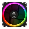 Antec Prizm 120 ARGB -kotelotuuletin 5 kpl:n pakkaus + ohjain - musta