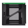 APC NetShelter 12U seinäasennettava rack-kotelo sivuttaisella UPS-syvyydellä, musta