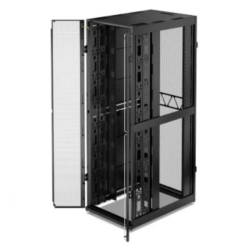 APC NetShelter SX Server Rack Gen 2, 52U, 2436H x 750W x 1200D mm, sivuseinillä