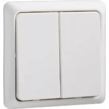 APC Schneider Electric Merten System M vaihtokytkin, polarvalkoinen termoplasti, 10AX 250V, uppoasennus, IP20, ruuviliittimet, halogeeniton 506254