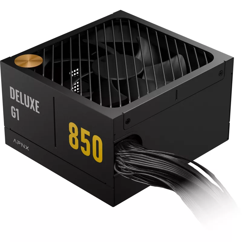 APNX DELUXE G1 850 850W 80 PLUS Gold täysin modulaarinen ATX-virtalähde musta