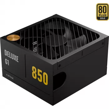 APNX DELUXE G1 850 850W 80 PLUS Gold täysin modulaarinen ATX-virtalähde musta
