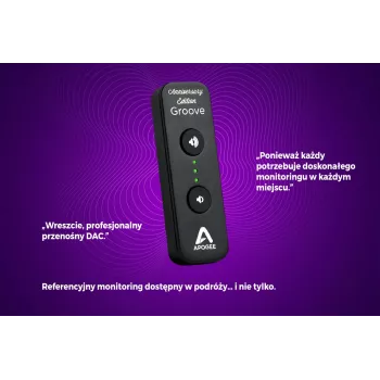 Apogee GROOVE Anniversary DAC ja kuulokevahvistin
