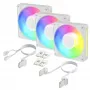 Arctic BioniX P12 A-RGB White 3-pack – 120mm PWM -kotelotuuletin osoitettavalla RGB:llä ja Daisy Chain -toiminnolla, 450-3000 kierr./min