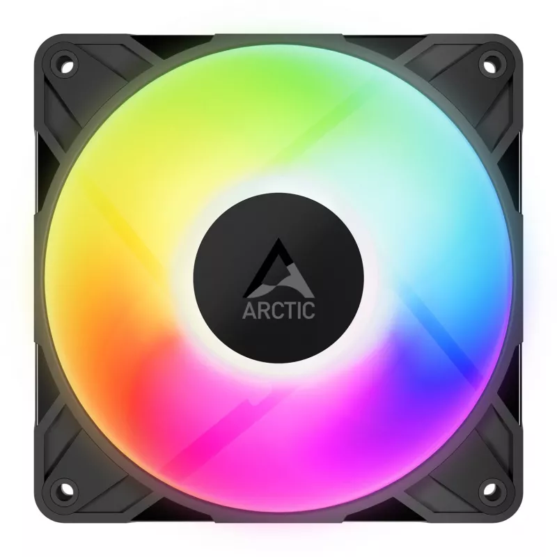 ARCTIC P12 PRO A-RGB LN 3 kpl:n pakkaus musta 120 mm kotelotuuletin