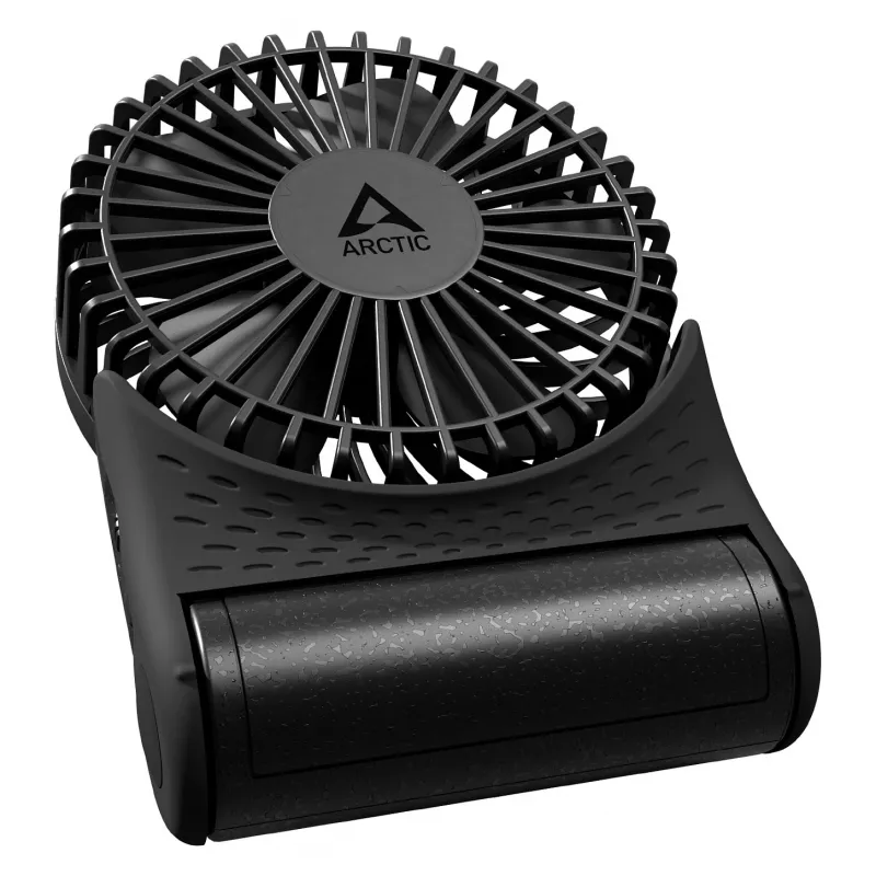 Arctic Summair 2Go ladattava pöytätuuletin - 10 cm (musta)