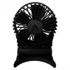 Arctic Summair 2Go ladattava pöytätuuletin - 10 cm (musta)