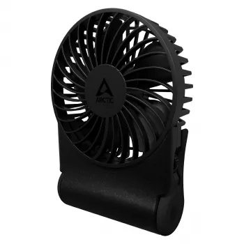 Arctic Summair 2Go ladattava pöytätuuletin - 10 cm (musta)