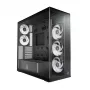ARCTIC Xtender musta kirkaslasi Mid-Tower ATX -kotelo