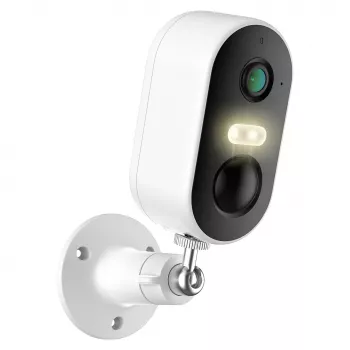Arenti GO1T 3 MP akkukäyttöinen Wi-Fi-valvontakamera, valkoinen