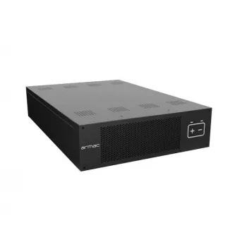 ARMAC B/2009/R/DF 3U rack-asennettava ulkoinen akkuyksikkö Rack Online DF -sarjan 6kVA/10kVA UPSille, 20x 12V 9Ah VRLA-akkua, 240V DC, musta