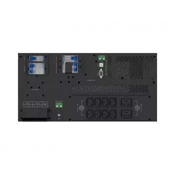 ARMAC R/10000I/PF1/DF 10000VA online-kaksoismuunnin rack-asennettava UPS, 10 lähtöä, LCD, metallikotelo, pölytiivis