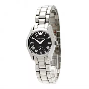 Armani AR0695 naisten kvartsikello 28mm hopea ruostumaton teräs