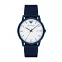 ARMANI AR11025 miesten kello 43 mm ruostumaton teräs kvartsi analoginen musta kellotaulu
