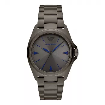 ARMANI AR11381 miesten kvartsi analoginen kello 40 mm ruostumaton teräs sininen kellotaulu