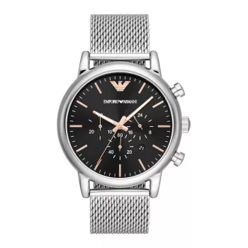 ARMANI AR11429 miesten kvartsikronografi kello 46mm ruostumaton teräs