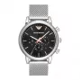 ARMANI AR11429 miesten kvartsikronografi kello 46mm ruostumaton teräs