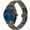 ARMANI AR11481 miesten Luigi kronografi kvartsikello 43mm musta kellotaulu musta nahkaranneke