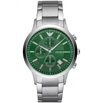 Armani AR11507 miesten kvartsikronografi kello 43 mm ruostumaton teräs sininen kellotaulu