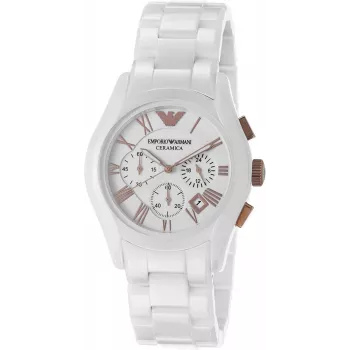 ARMANI AR1416 miesten keramiikka kronografi -kello 42 mm musta