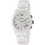 ARMANI AR1416 miesten keramiikka kronografi -kello 42 mm musta