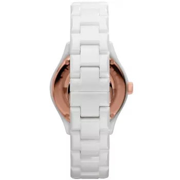 ARMANI AR1418 naisten kvartsikello 28 mm valkoinen keramiikka