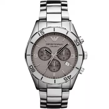 ARMANI AR1462 miesten keramiikkakello 43 mm musta kellotaulu kronografi