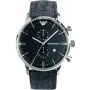 ARMANI AR1690 miesten analoginen kvartsikello 43mm ruostumaton teräs musta kellotaulu