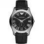 ARMANI AR1703 miesten kvartsikronografi kello 43 mm musta kellotaulu nahkaranneke