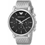 ARMANI AR1811 miesten analoginen kvartsikello 41 mm ruostumaton teräs musta kellotaulu